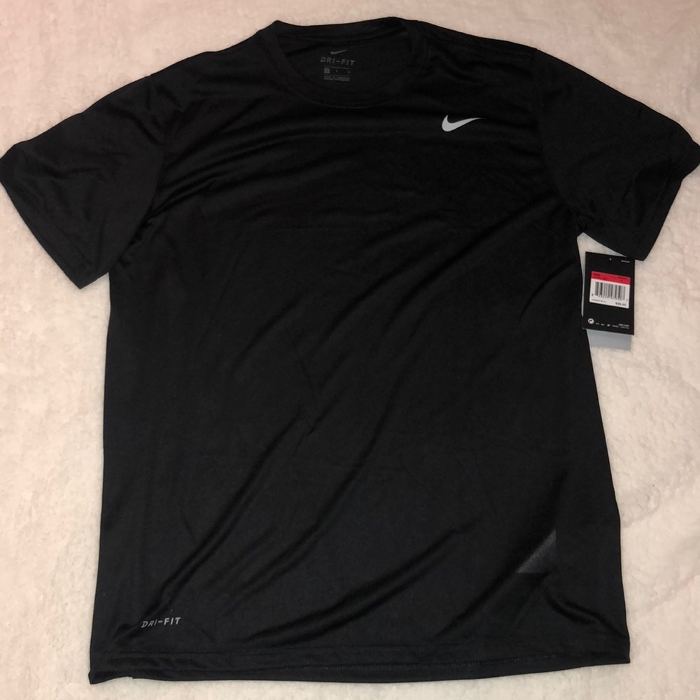 NWT MENS DRI-FIT BLACK SHIRT